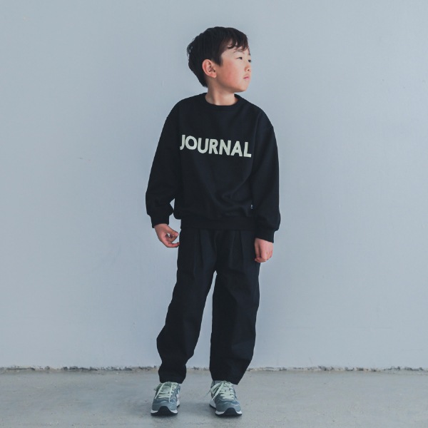 【25FW】JOURNAL トレーナー / ブラック