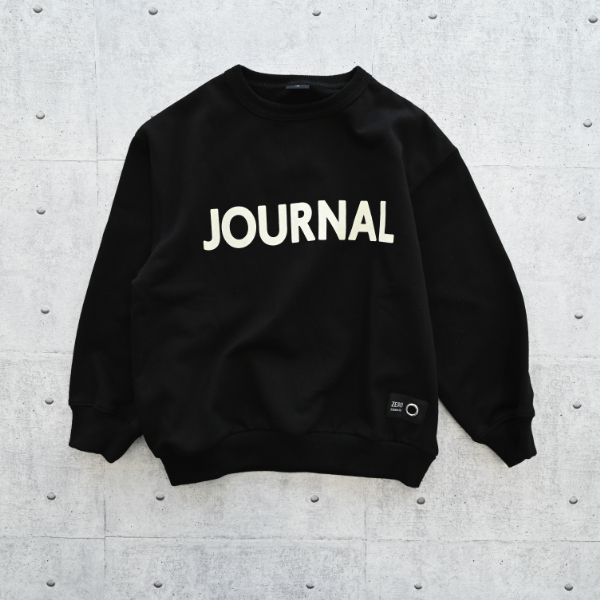 【25FW】JOURNAL トレーナー / ブラック