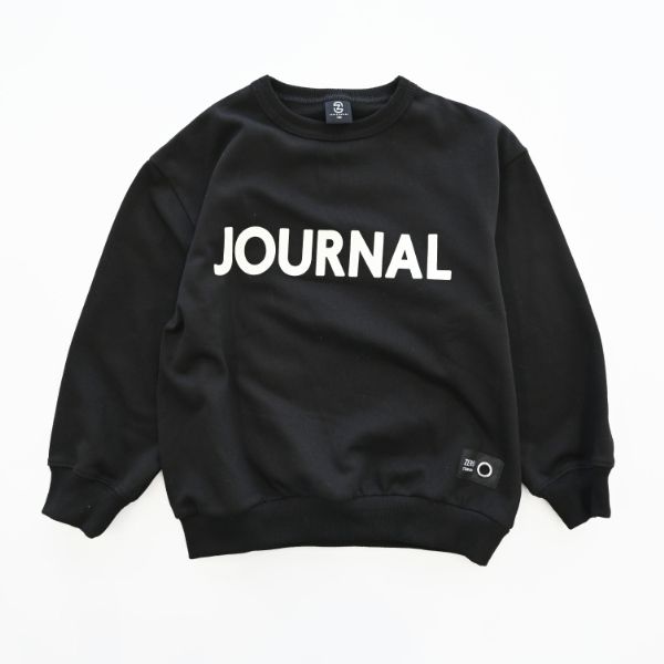 【25FW】JOURNAL トレーナー / ブラック