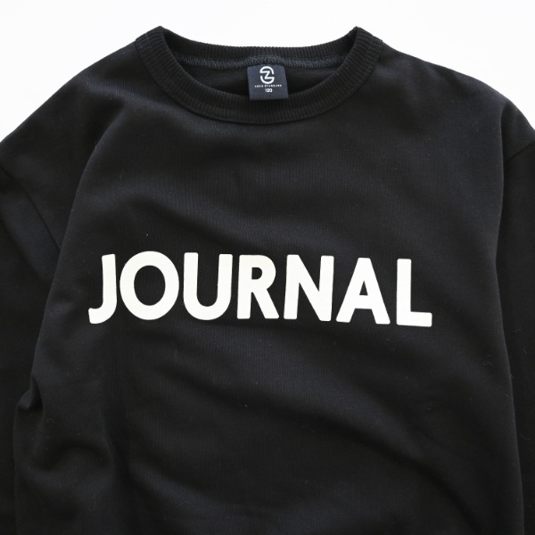 【25FW】JOURNAL トレーナー / ブラック