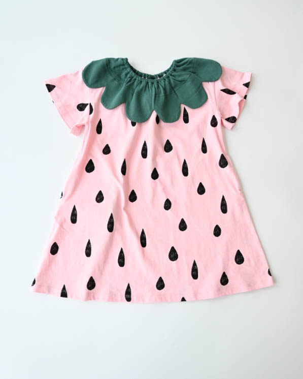 【26PS】いちごワンピース / ピンク