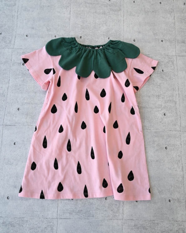 【26PS】いちごワンピース / ピンク