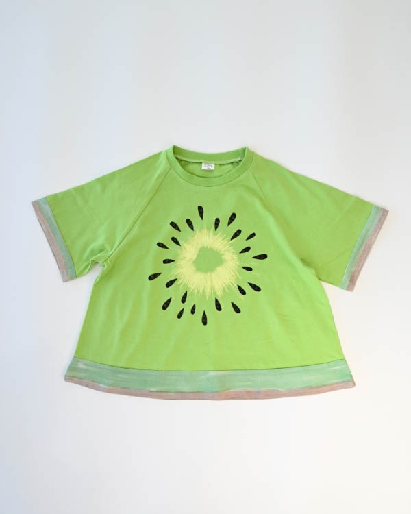 【ニコフラート】フルーツなりきり Tシャツ / グリーン