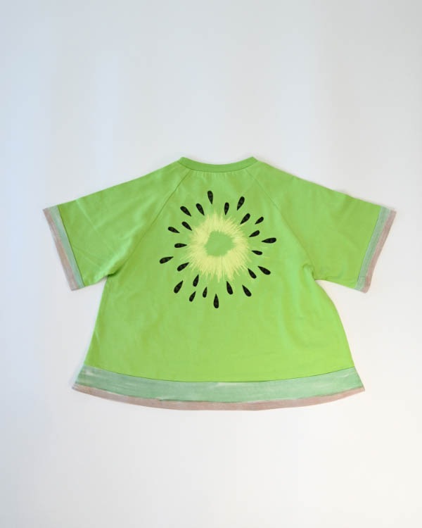 【ニコフラート】フルーツなりきり Tシャツ / グリーン