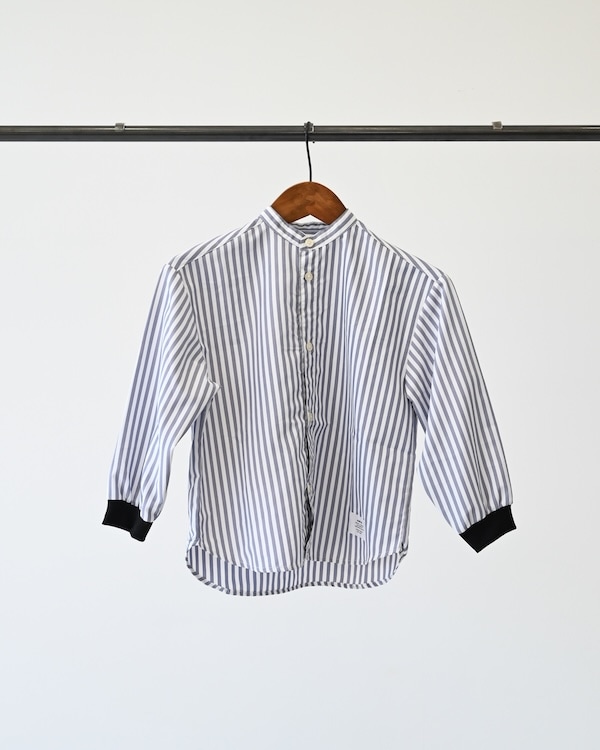 【ジェネレーター】ストライプシャツ / グレー