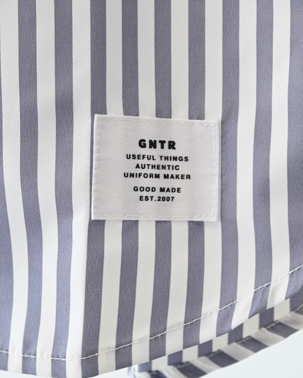 【ジェネレーター】ストライプシャツ / グレー