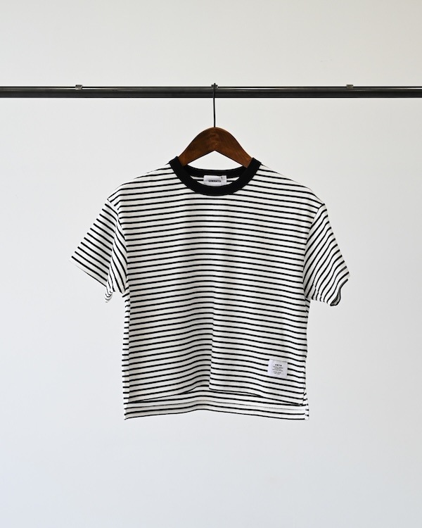 【ジェネレーター】ボーダーTシャツ / ホワイト