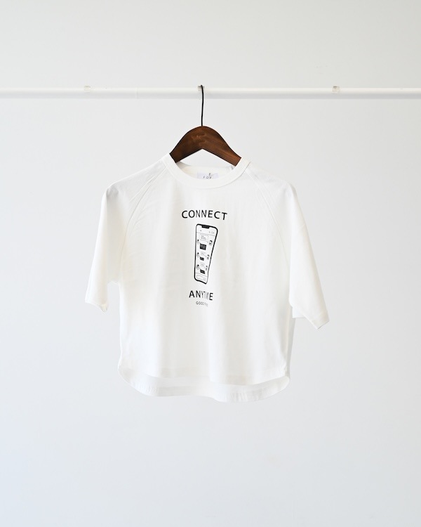 【フォブ】CONNECT Tシャツ / ホワイト