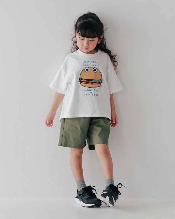 【フォブ】F/B BURGER Tシャツ / ホワイト