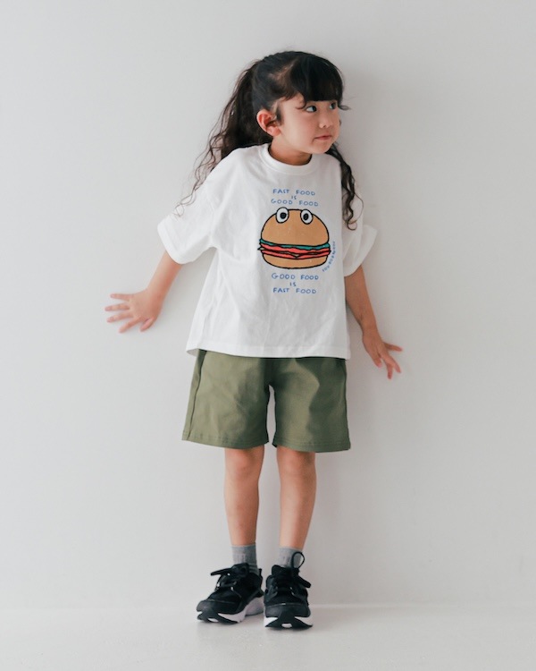 【フォブ】F/B BURGER Tシャツ / ホワイト