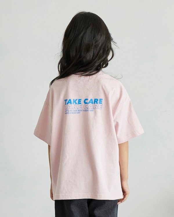 【アンディニー】TAKE CARE Tシャツ / ピンク