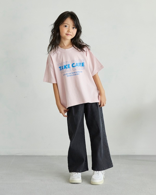 【アンディニー】TAKE CARE Tシャツ / ピンク