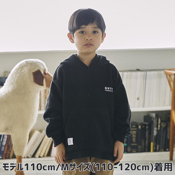 【25FW】フリースパーカー / ブラック