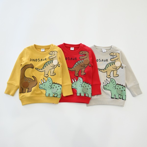 【25FW】恐竜 トレーナー / マスタード