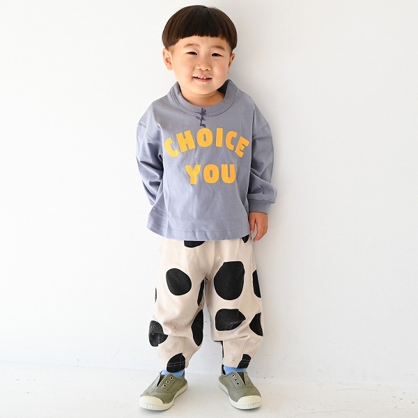 【25FW】ドット ロングパンツ / アイボリー