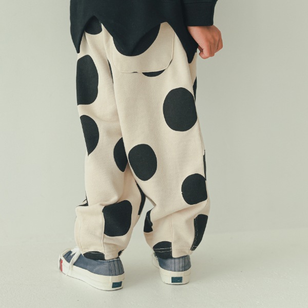 【25FW】ドット ロングパンツ / アイボリー