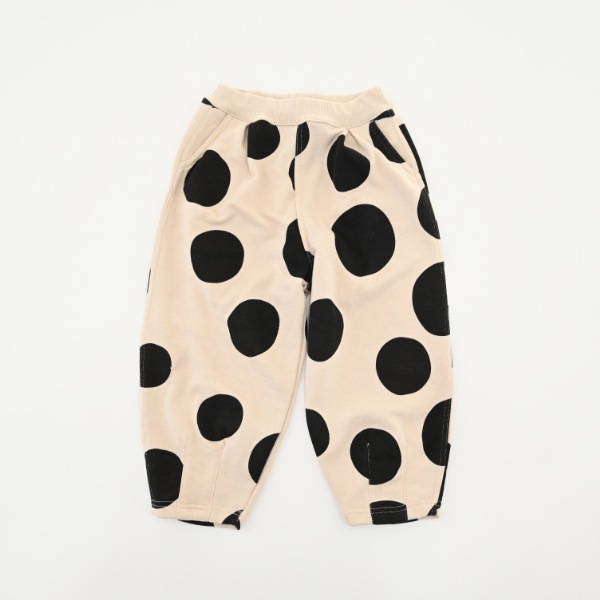 【25FW】ドット ロングパンツ / アイボリー