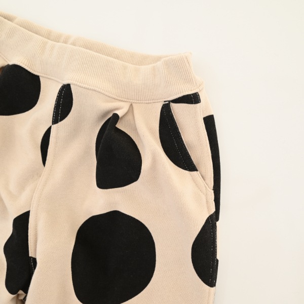 【25FW】ドット ロングパンツ / アイボリー