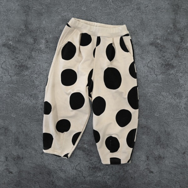 【25FW】ドット ロングパンツ / アイボリー