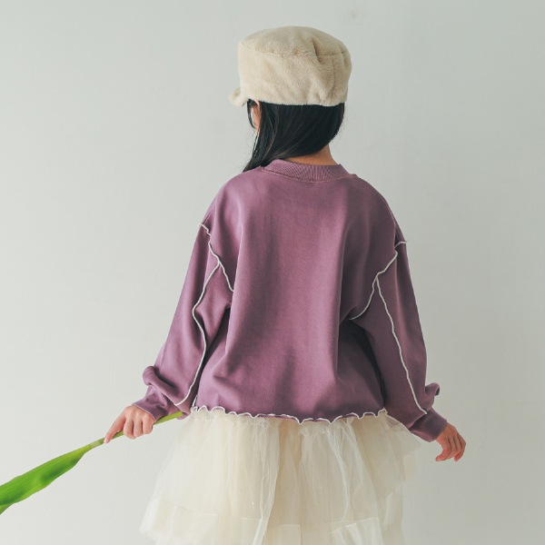 【25FW】メロー トレーナー / ラベンダー