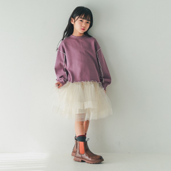 【25FW】メロー トレーナー / ラベンダー