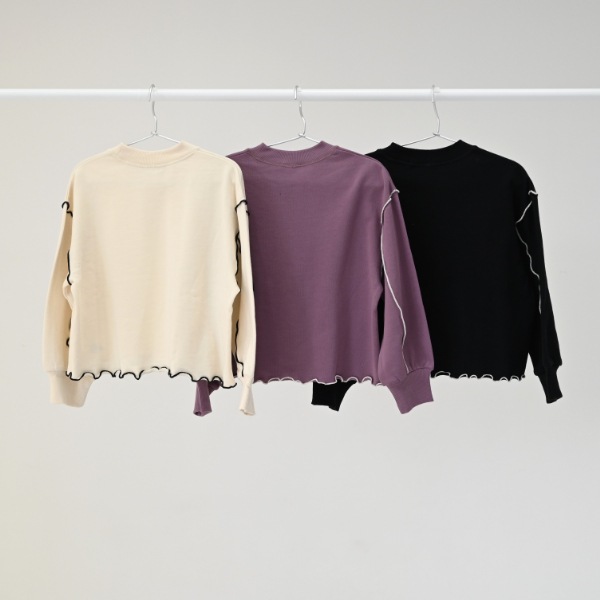 【25FW】メロー トレーナー / ラベンダー