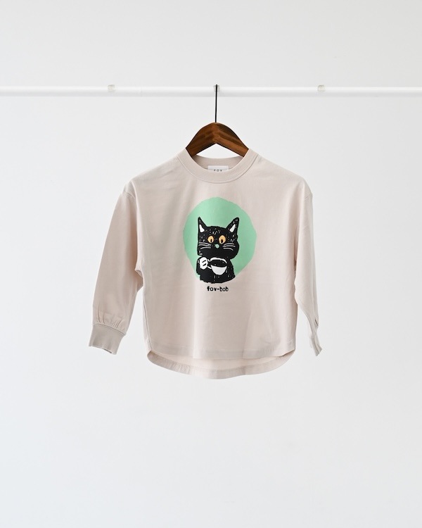 【フォブ】F/B CAT L/S Tシャツ / サンド