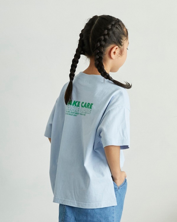 【アンディニー】TAKE CARE Tシャツ / サックス