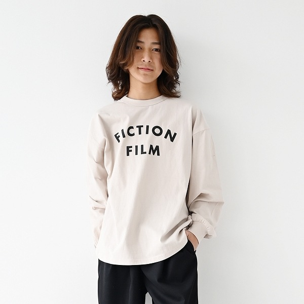 【25FW】FICTIONFILM L/S Tシャツ / サンド