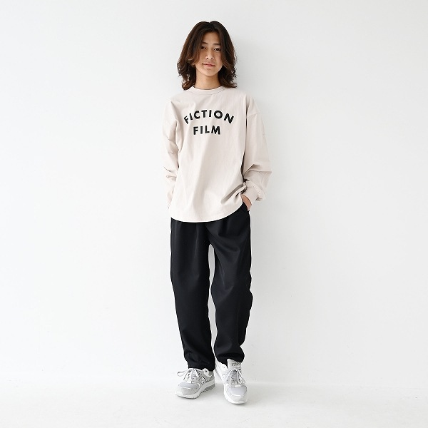 【25FW】FICTIONFILM L/S Tシャツ / サンド