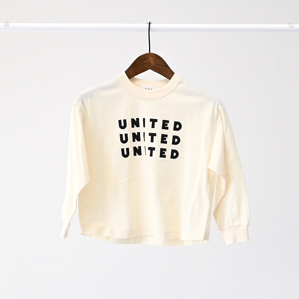 【25FW】UNITED L/S Tシャツ / アイボリー