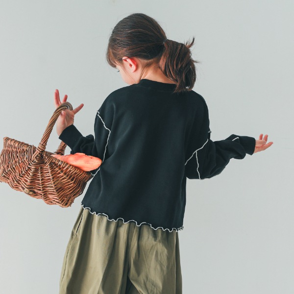 【25FW】メロー トレーナー / ブラック