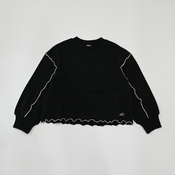 【25FW】メロー トレーナー / ブラック