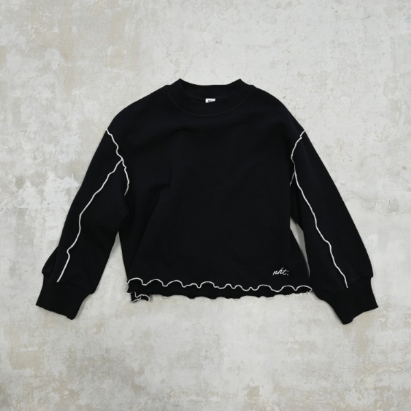 【25FW】メロー トレーナー / ブラック