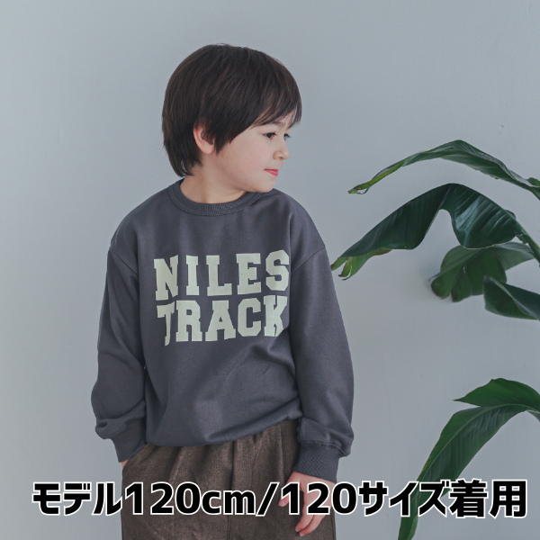 【25FW】NILES トレーナー / チャコールグレー