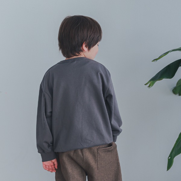 【25FW】NILES トレーナー / チャコールグレー