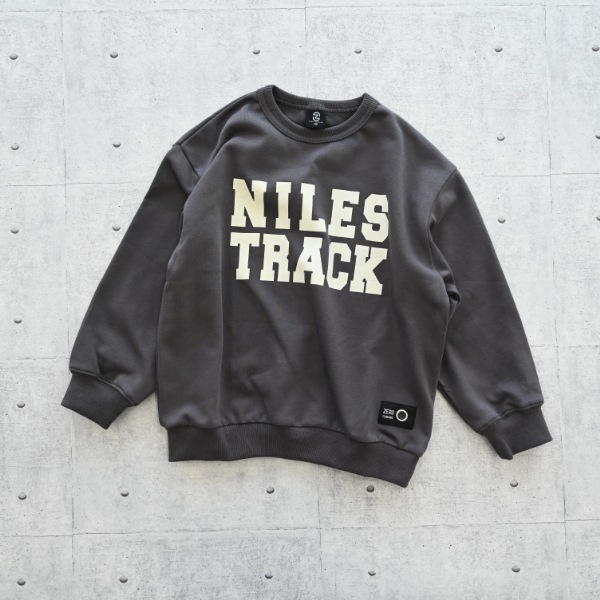 【25FW】NILES トレーナー / チャコールグレー