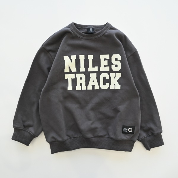 【25FW】NILES トレーナー / チャコールグレー