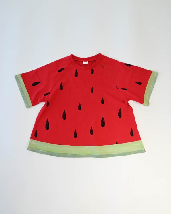 【ニコフラート】フルーツなりきり Tシャツ / レッド