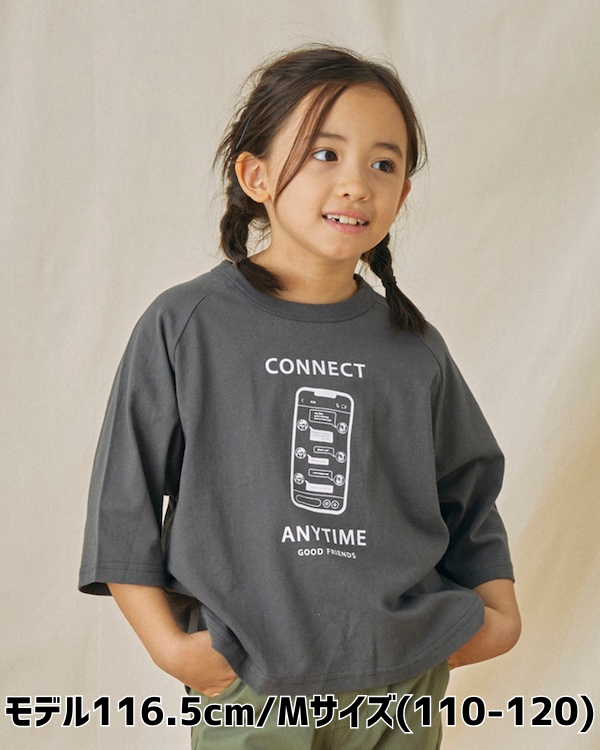 【フォブ】CONNECT Tシャツ / チャコールグレー