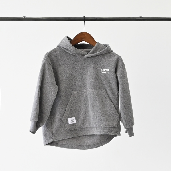 【25FW】フリースパーカー / 杢グレー