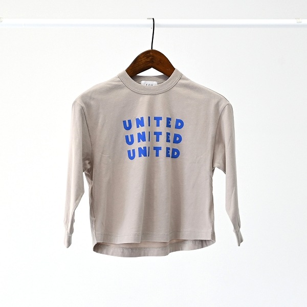 【25FW】UNITED L/S Tシャツ / グレージュ