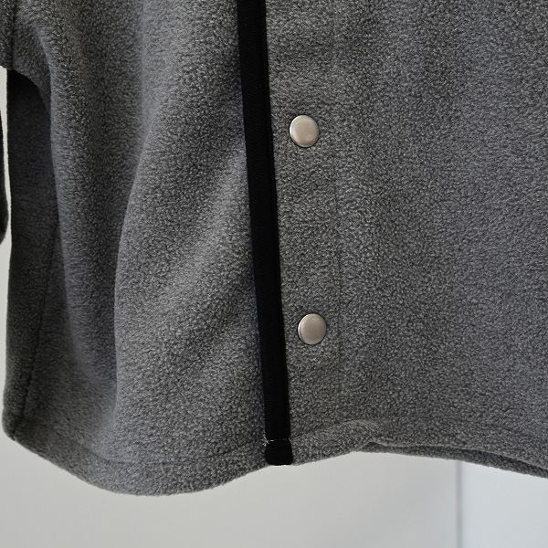 【25FW】フリースリボンカーディガン / ブラック