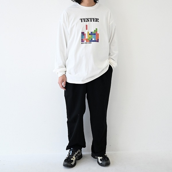 【25FW】TESTER L/S Tシャツ / ホワイト