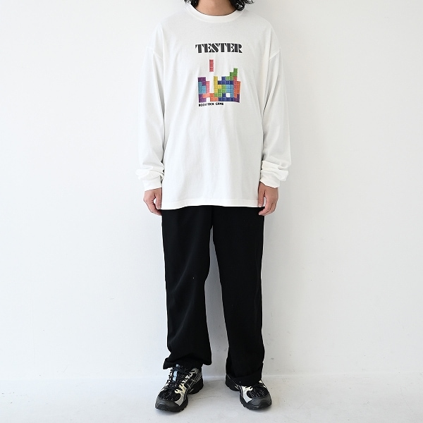 【25FW】TESTER L/S Tシャツ / ホワイト