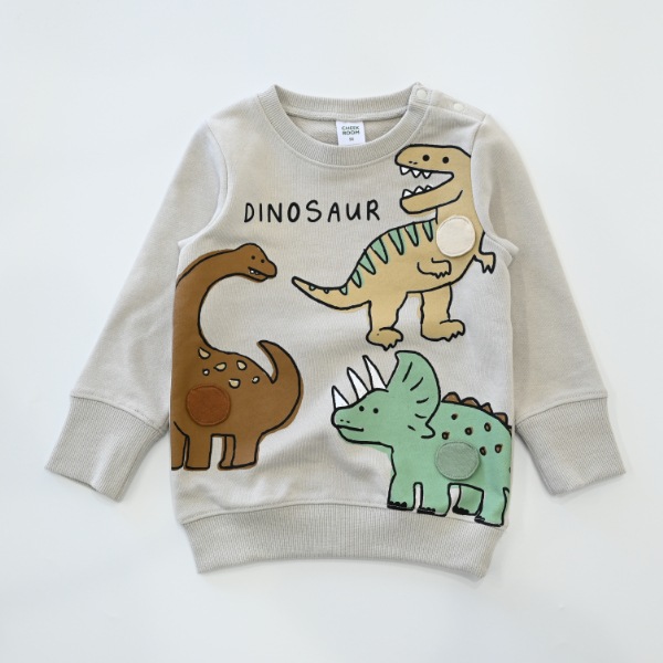 【25FW】恐竜 トレーナー / グレー