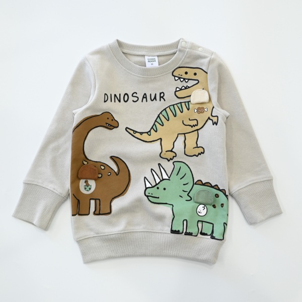 【25FW】恐竜 トレーナー / グレー