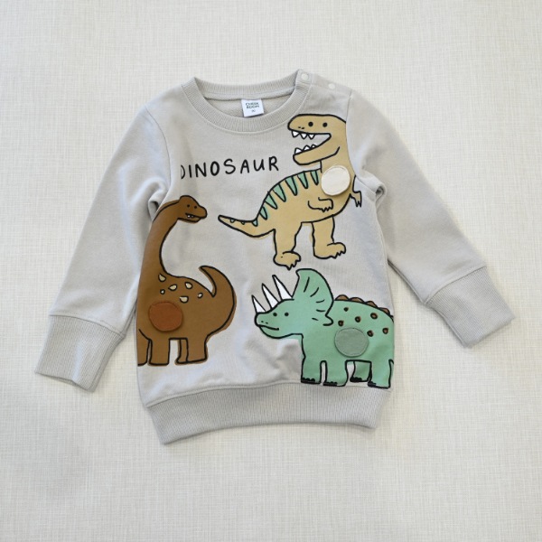 【25FW】恐竜 トレーナー / グレー