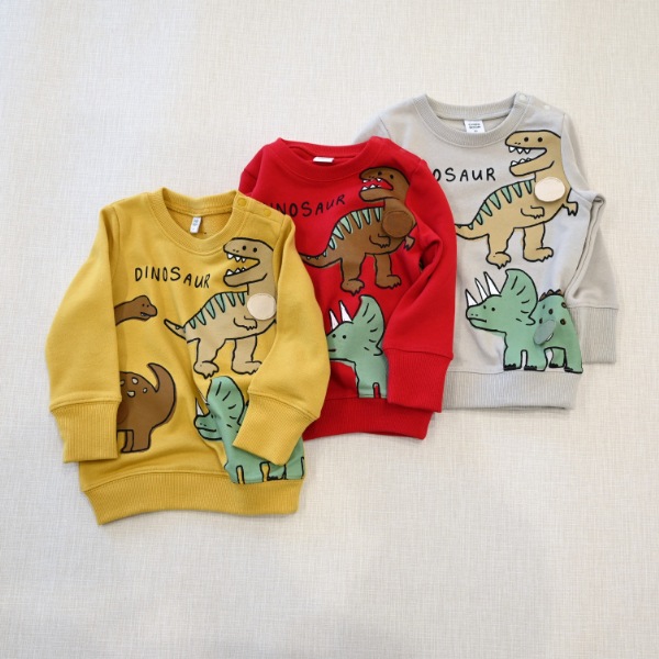 【25FW】恐竜 トレーナー / グレー