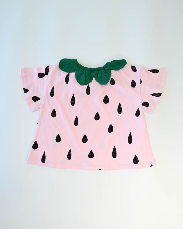 【ニコフラート】いちご・パインなりきり Tシャツ / ピンク